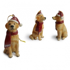 Golden retriver Christmas Tree Ornaments