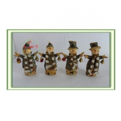 Snowman with bell