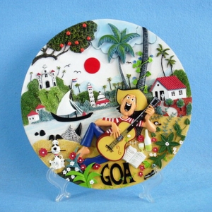 GOA-INDIA Souvenir plate